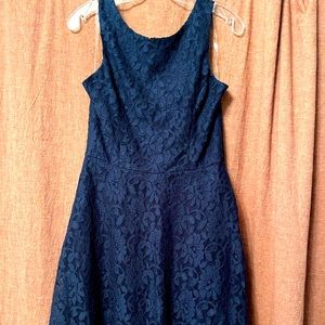 NWT Dark Blue Lace Dress
